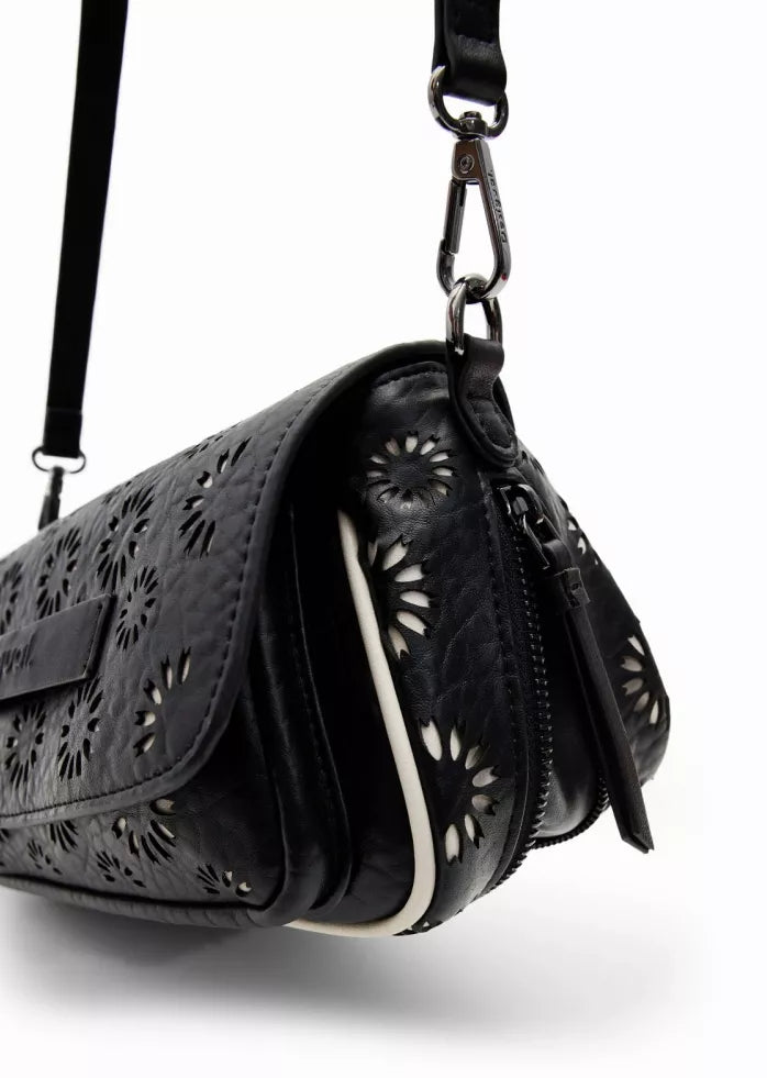 Desigual Versatile Shoulder Bag with Adjustable Straps and Multiple Compartments