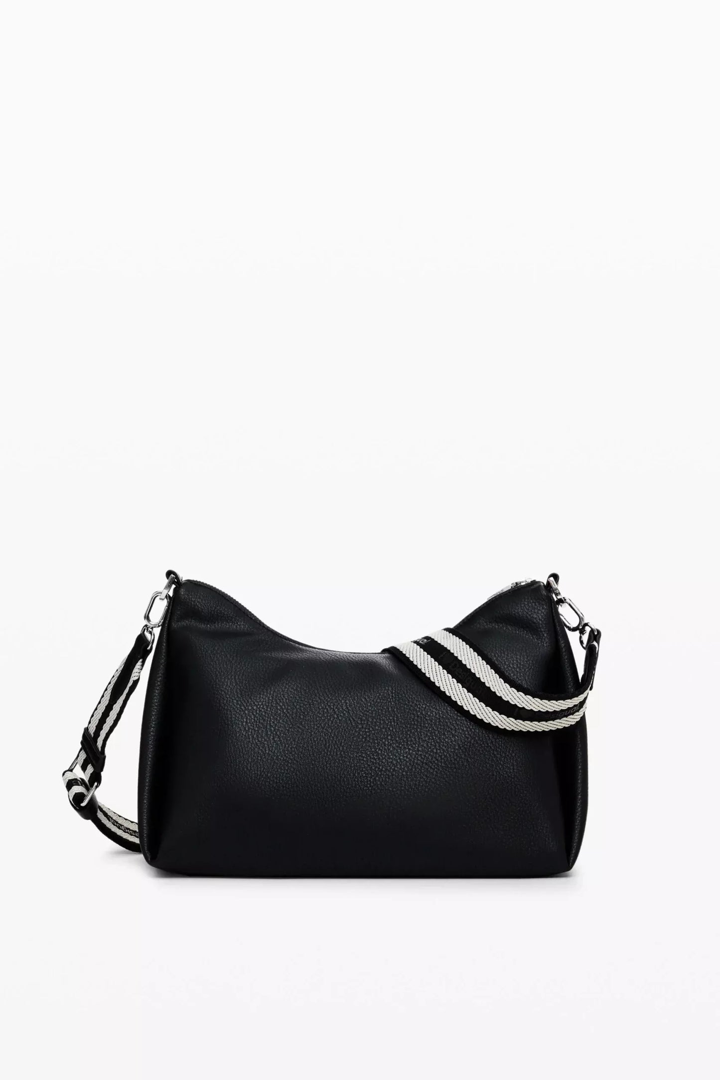 Desigual Plain Handbag with Zip Pockets