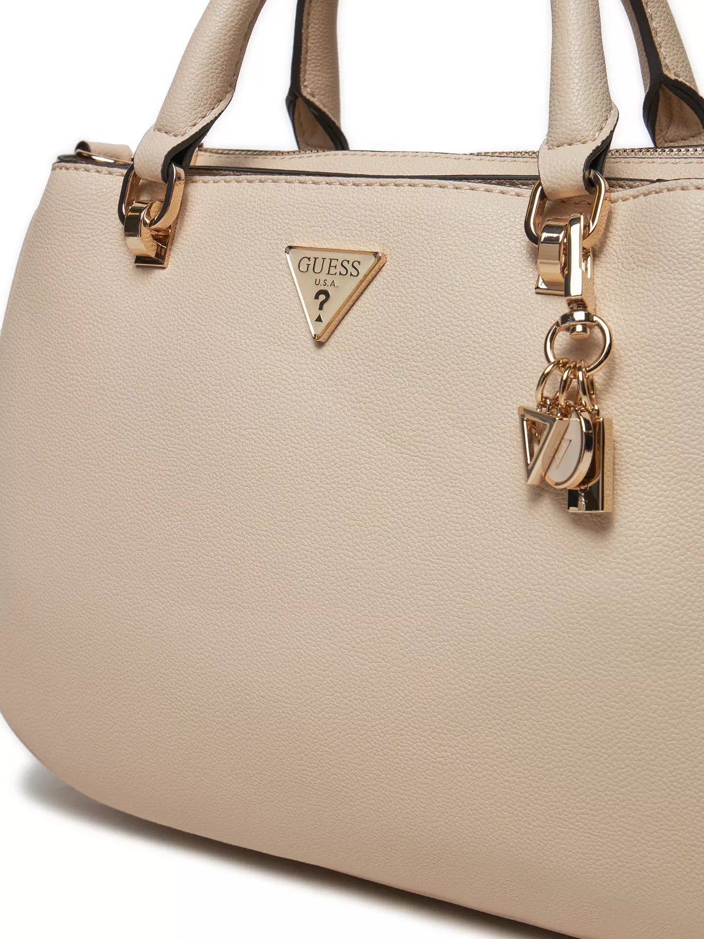 Guess Women’s White Handbag with Detachable Shoulder Strap – Elegant Fall/Winter Essential