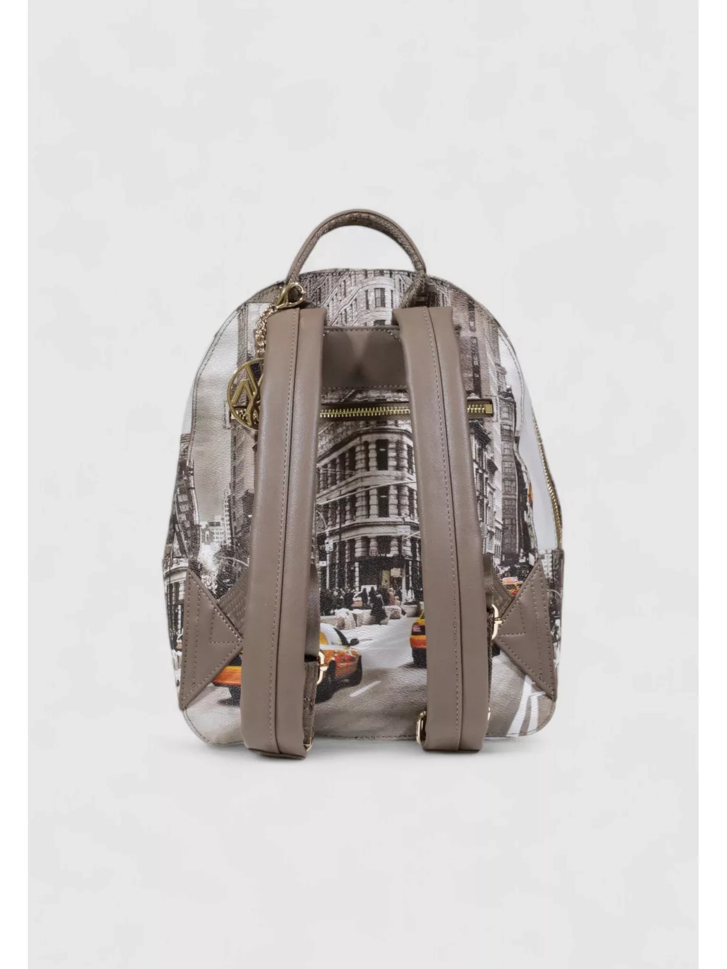 Y Not? Women’s Printed Beige Rucksack – Stylish Fall/Winter Backpack