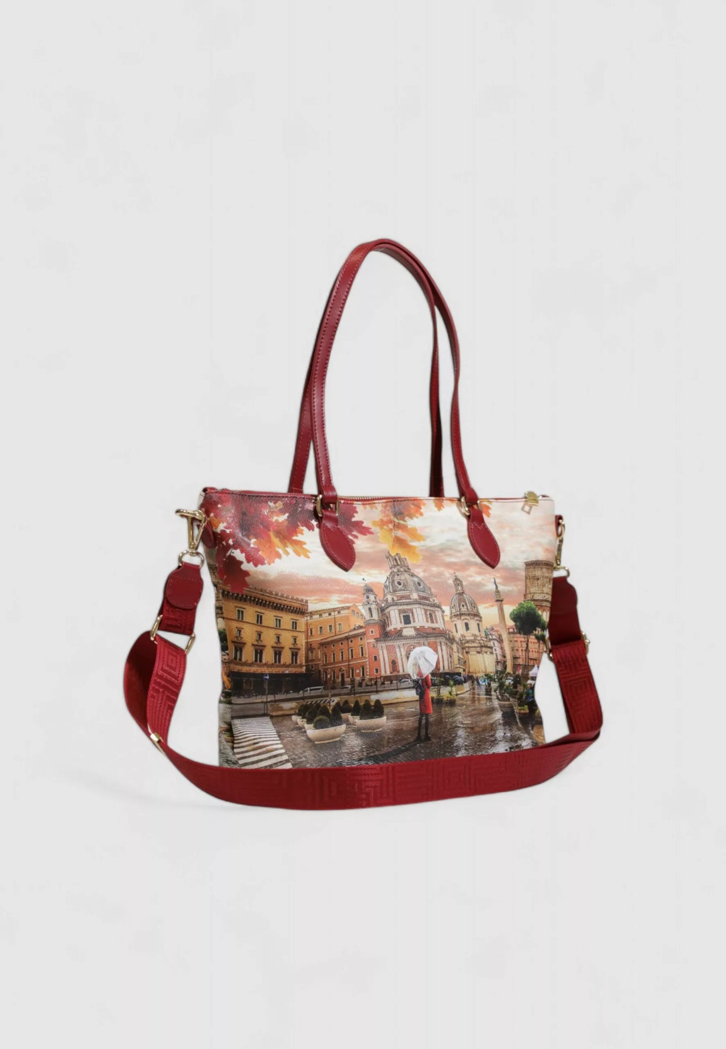 Y Not? Women’s Beige Print Handbag & Shoulder Bag – Stylish & Versatile Fall/Winter Bag