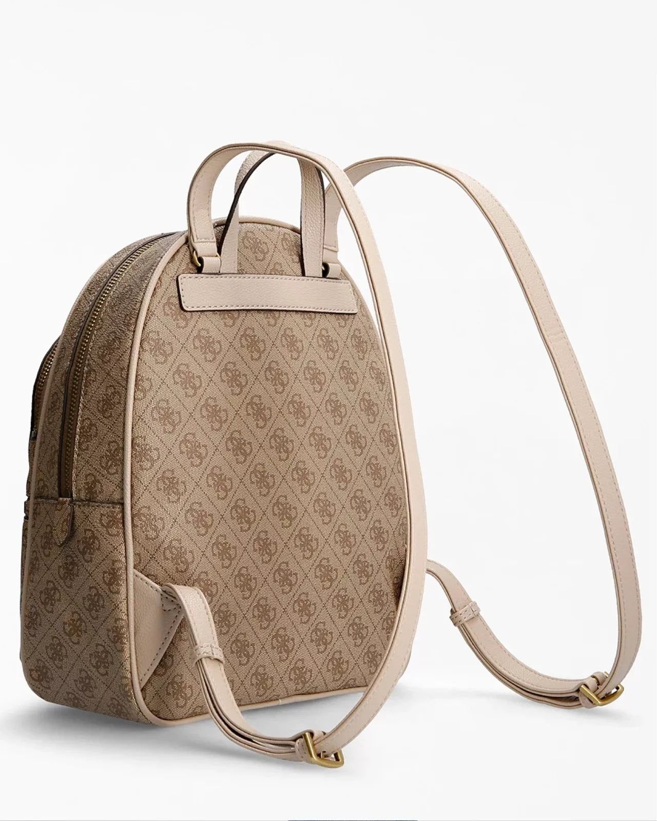 Guess Women’s Brown Printed Rucksack – Stylish Fall/Winter Backpack