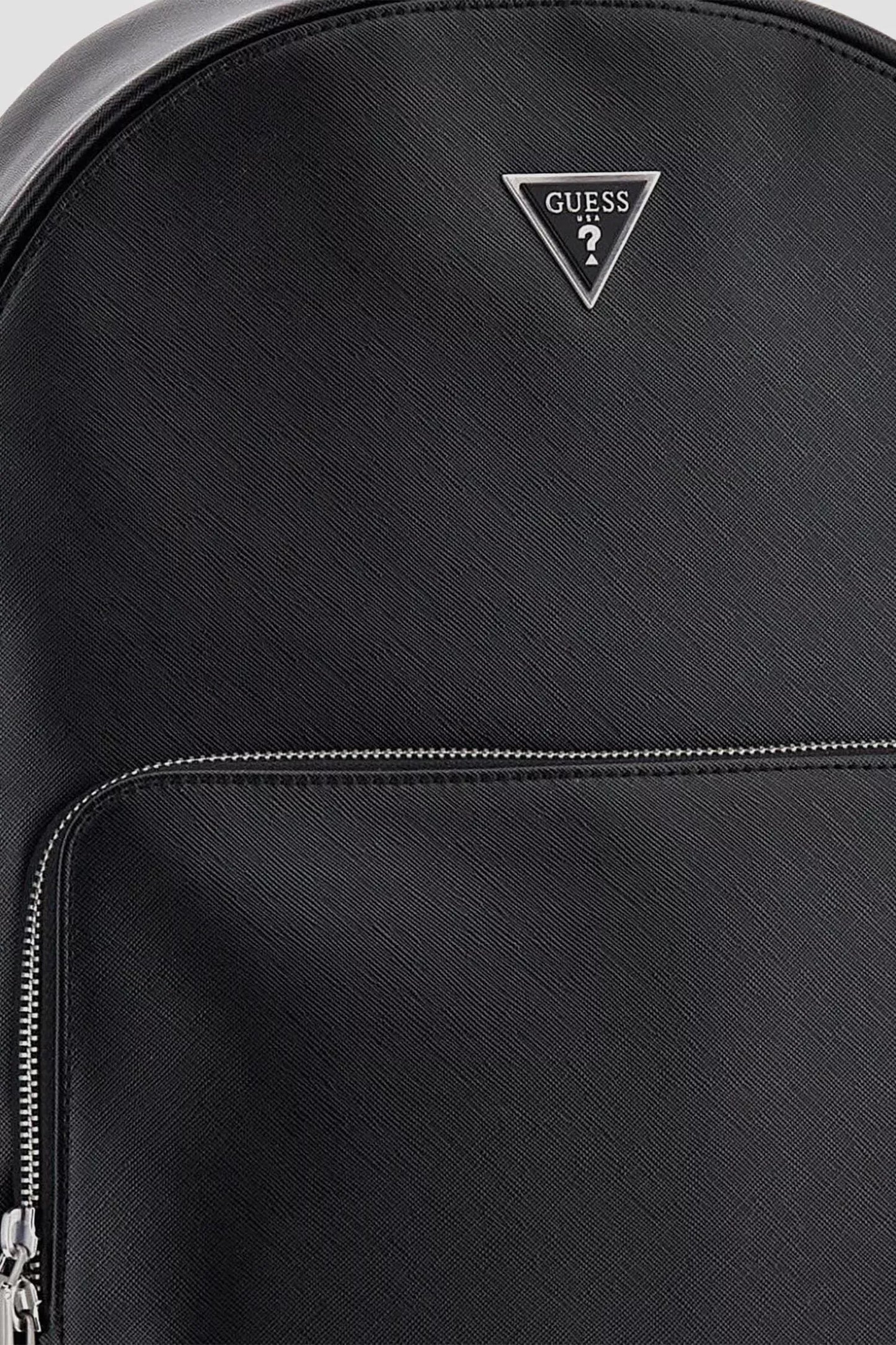 GUESS Men’s Black Rucksack – Stylish Spring/Summer Travel & Daily Backpack