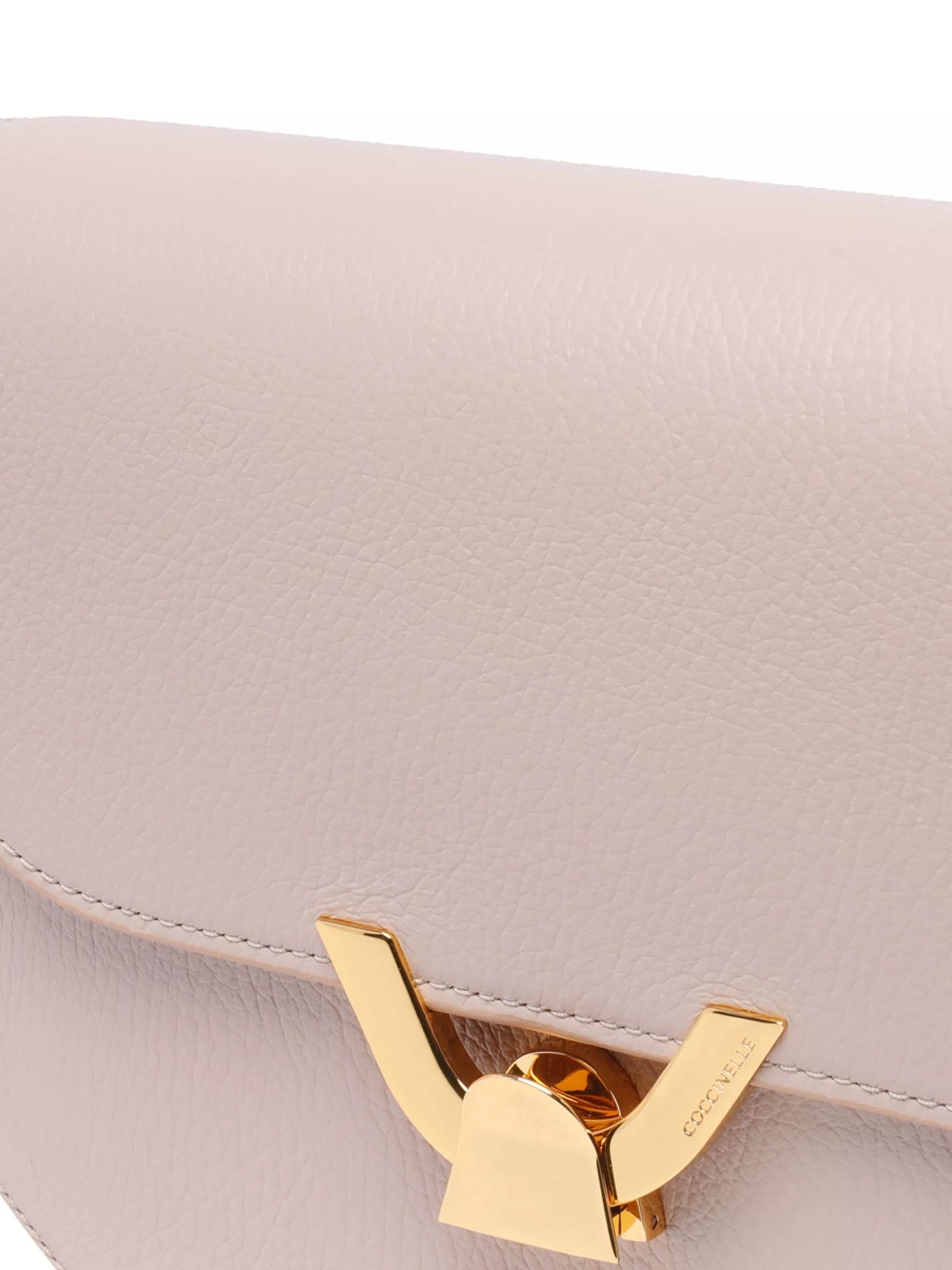 Coccinelle Women’s Pink Leather Shoulder Bag