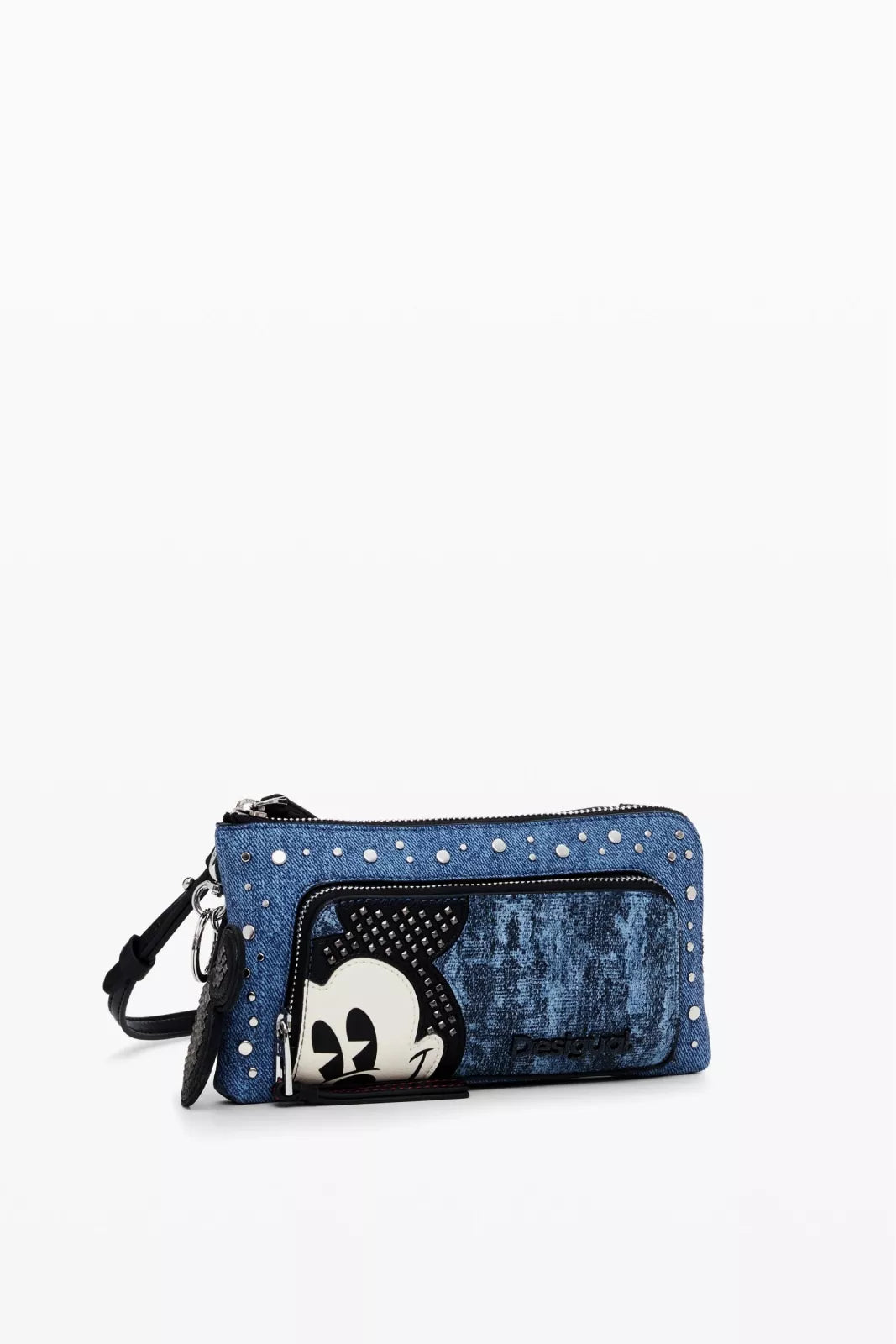 Desigual Women’s Blue Zip Shoulder Bag