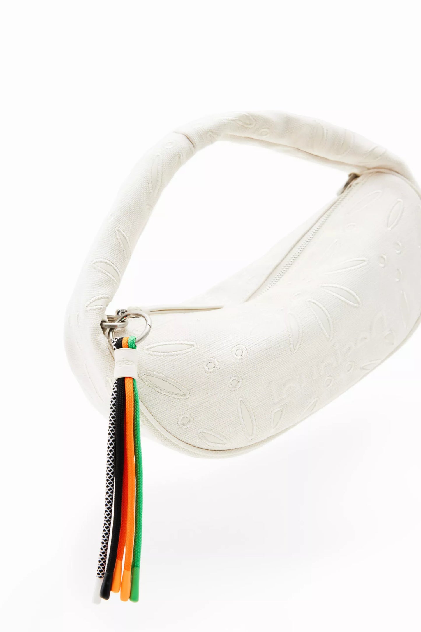 Desigual Women’s White Handbag with Shoulder Strap – Spring/Summer Chic