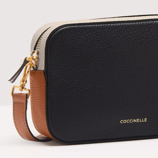 Coccinelle Women’s Black Leather Shoulder Bag