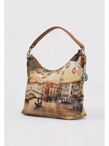 Y Not? Women’s Red & Beige Printed Handbag – Fall/Winter Fashion Bag
