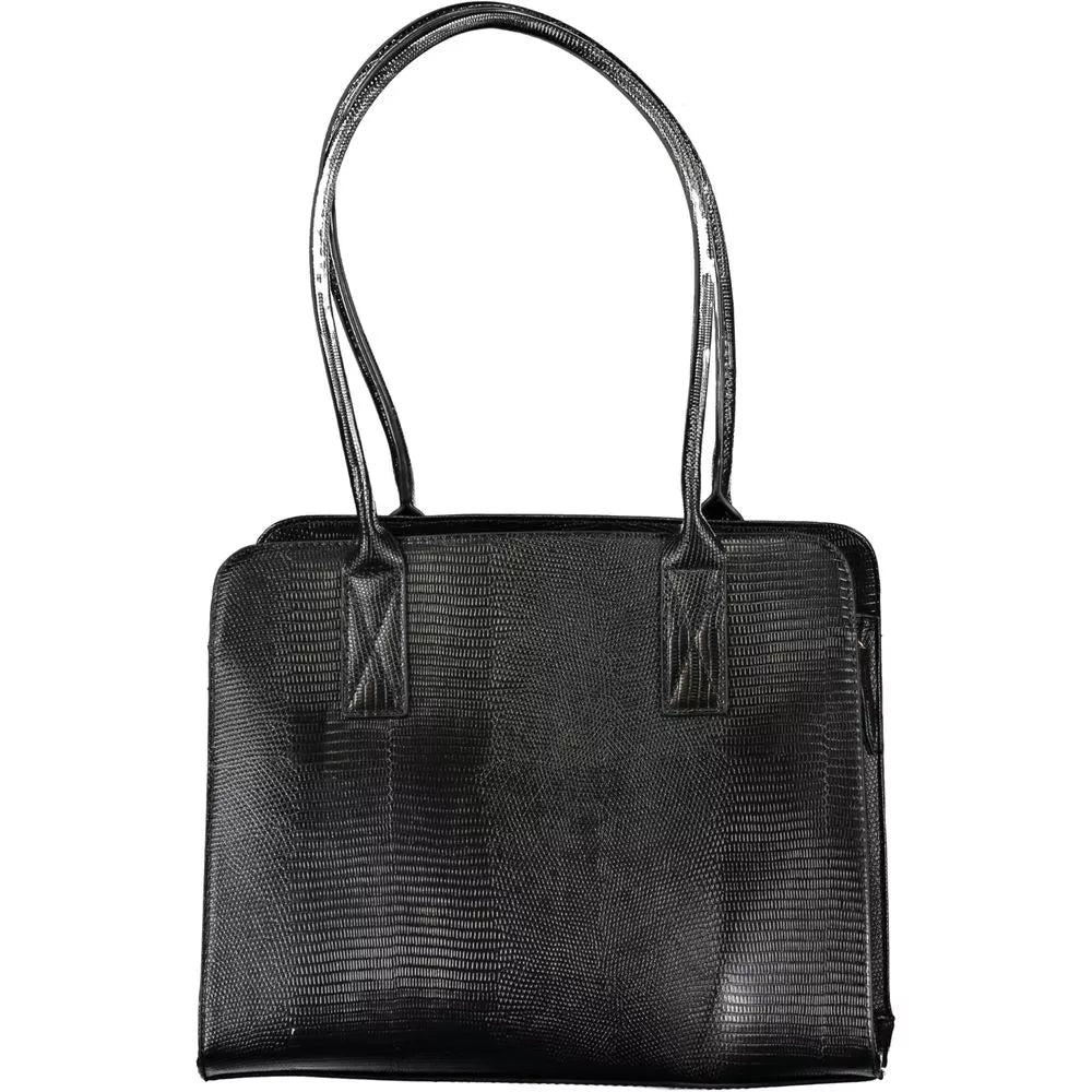 Valentino Eco Luxe Recycled Shoulder Bag with Multi-Compartment Design