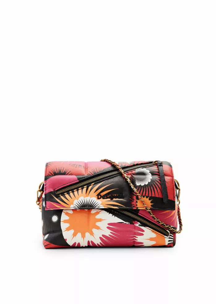 Desigual Convertible Shoulder Bag with Chain Strap – Versatile & Stylish