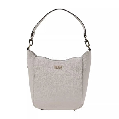 Guess Women’s White Little Bag – Compact Spring/Summer PU Handbag