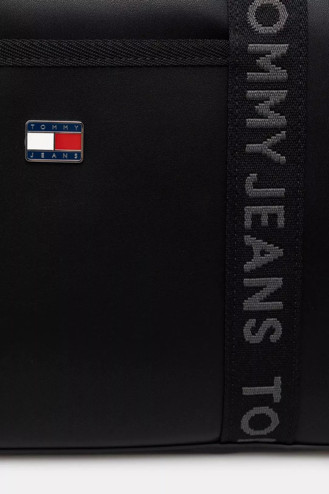 Tommy Hilfiger Large Women’s Black Bag – 100% Polyurethane, Spring/Summer Tote