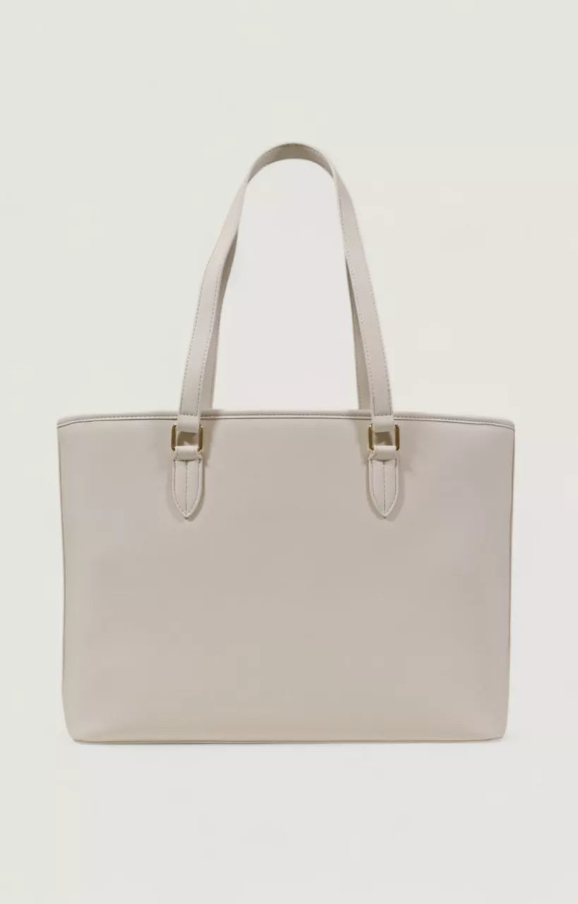 Love Moschino Women’s Plain Handbag – Minimalist Chic Faux Leather