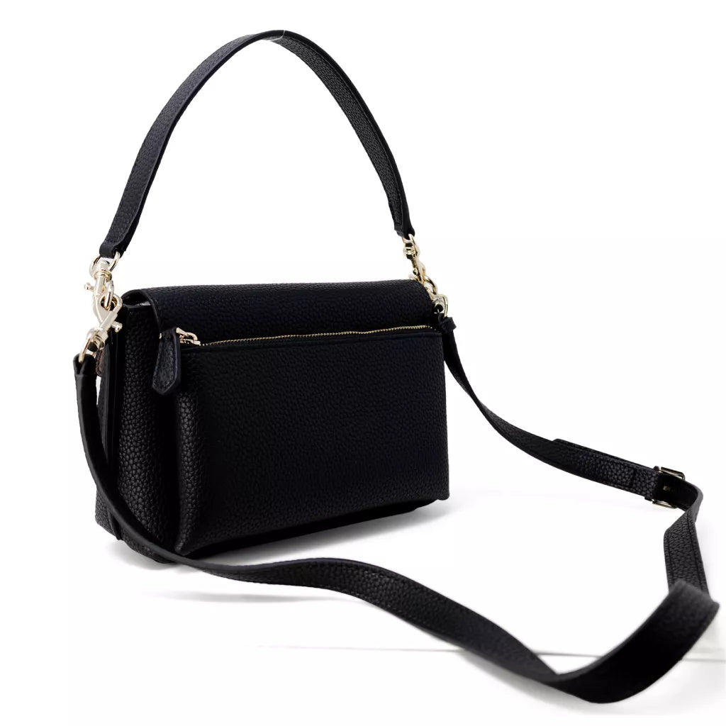 Guess Women’s Black Handbag with Detachable Shoulder Strap – Elegant Fall/Winter Essentia