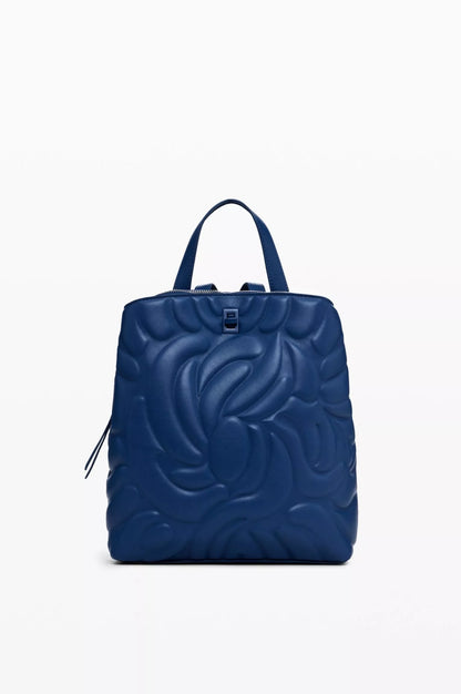 Desigual Women’s Light Blue Rucksack – Minimalist Fall/Winter Backpack