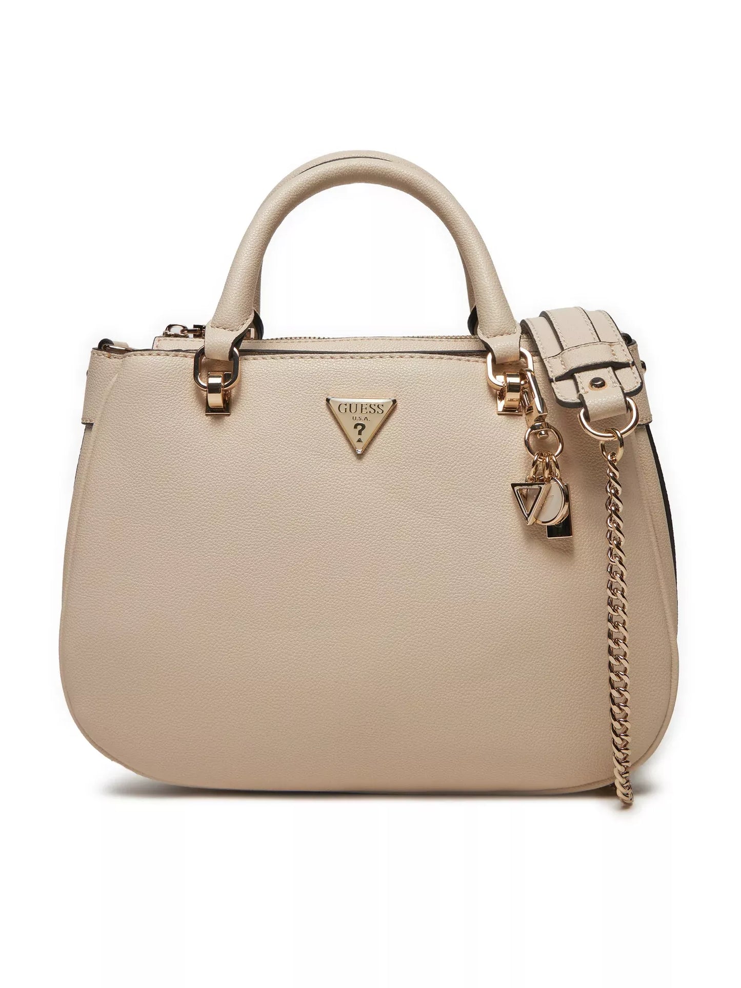 Guess Women’s White Handbag with Detachable Shoulder Strap – Elegant Fall/Winter Essential