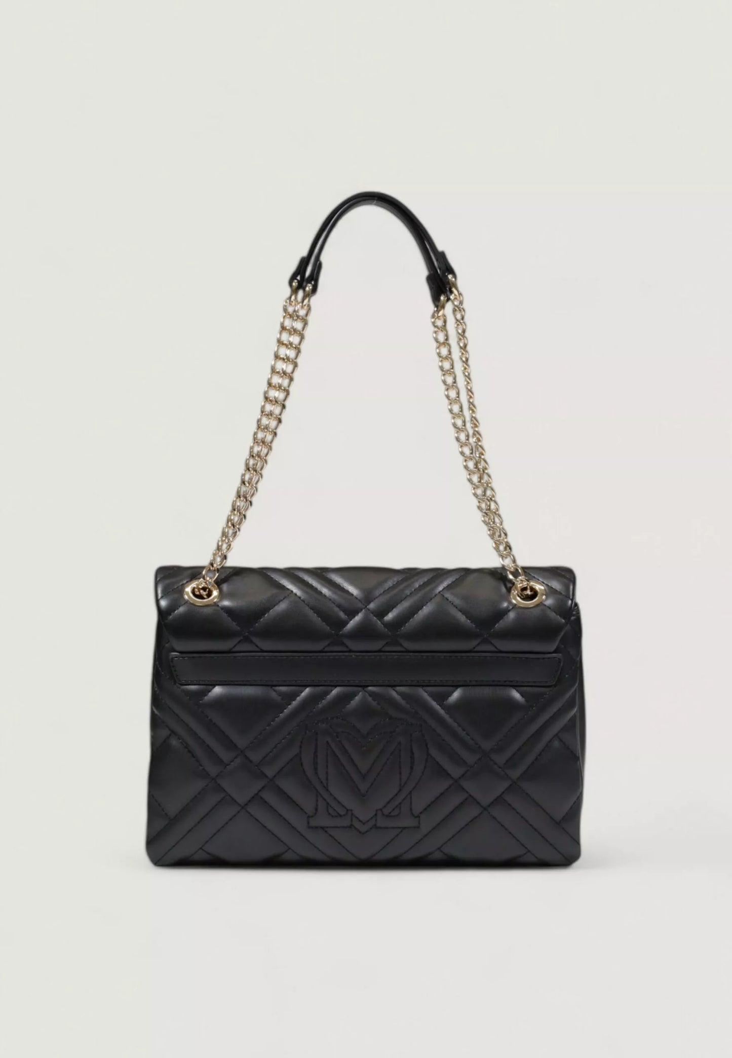 Love Moschino Women’s Beige and Black Shoulder Bag – Spring/Summer Collection