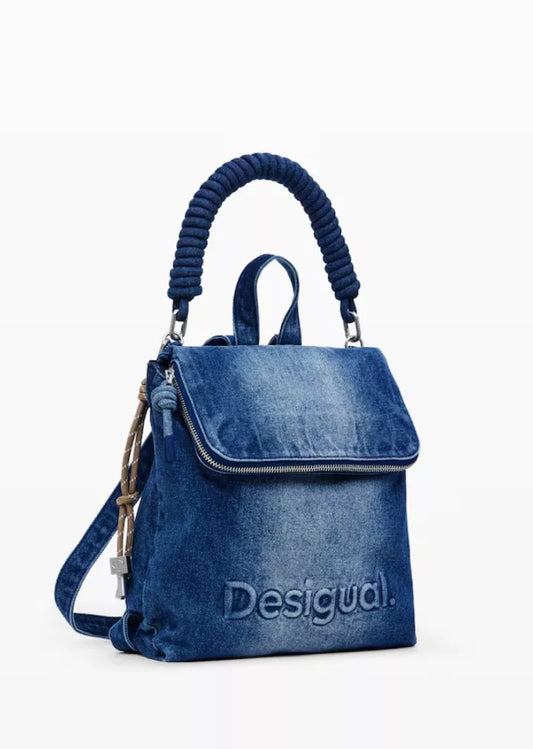 Desigual Women’s Blue 100% Polyurethane Backpack