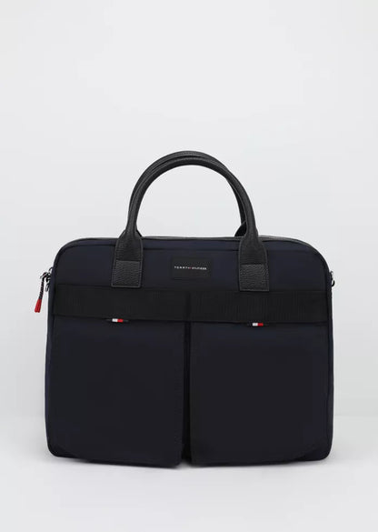Tommy Hilfiger Men’s Fall/Winter Bag – 90% Recycled Polyester & 10% Polyurethane, Eco-Friendly & Stylish