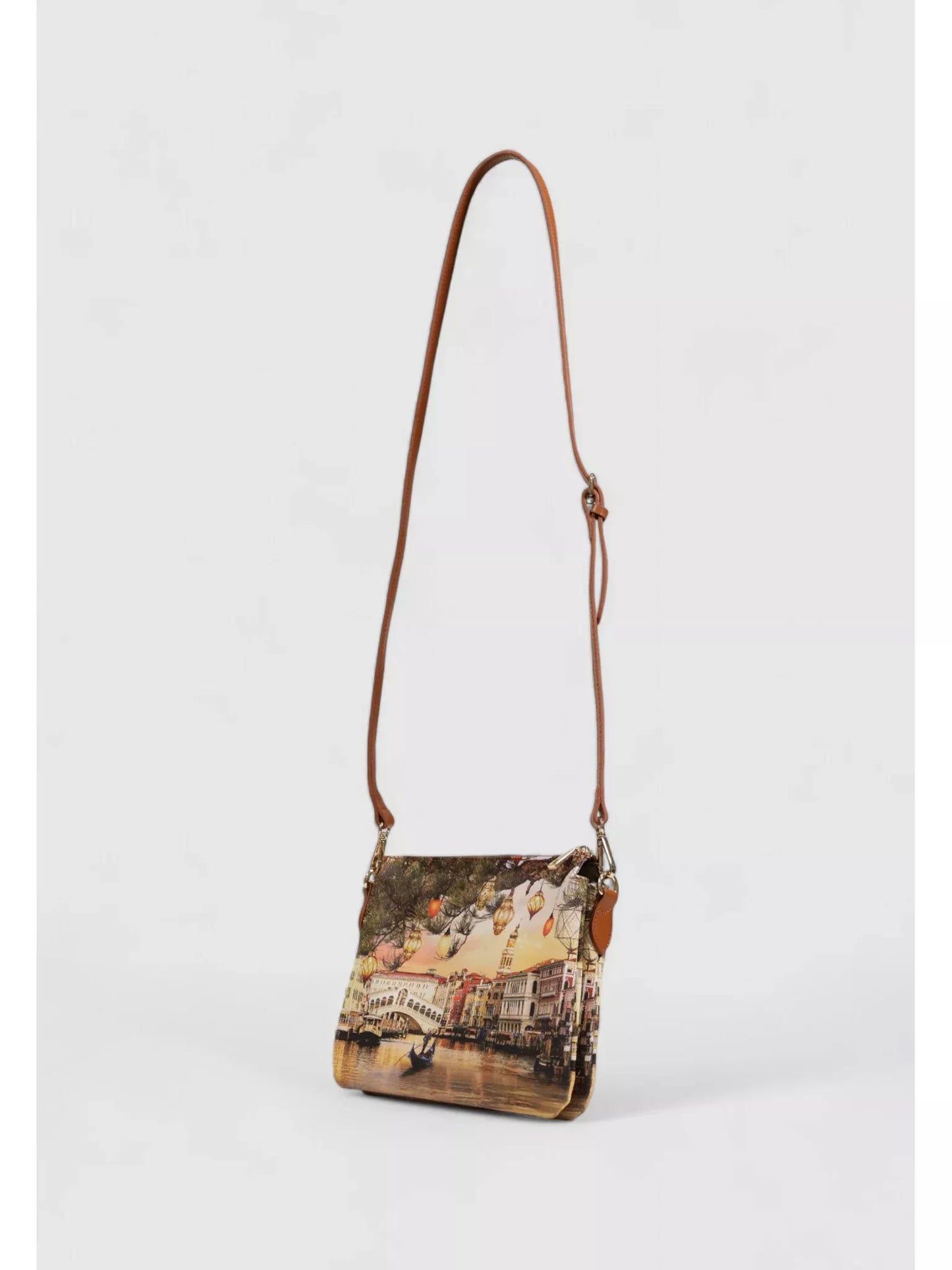 Y Not? Red & Beige Printed Women’s Shoulder Bag – Chic Fall/Winter Accessory