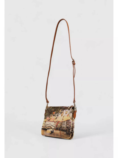 Y Not? Red & Beige Printed Women’s Shoulder Bag – Chic Fall/Winter Accessory