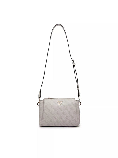 Guess Women’s Pink Printed Handbag with Detachable Shoulder Strap – Stylish & Versatile