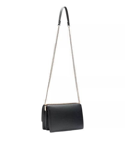 Liu Jo Women’s Black & White Shoulder Bag – Elegant Contrast with Secure Clip Fastening