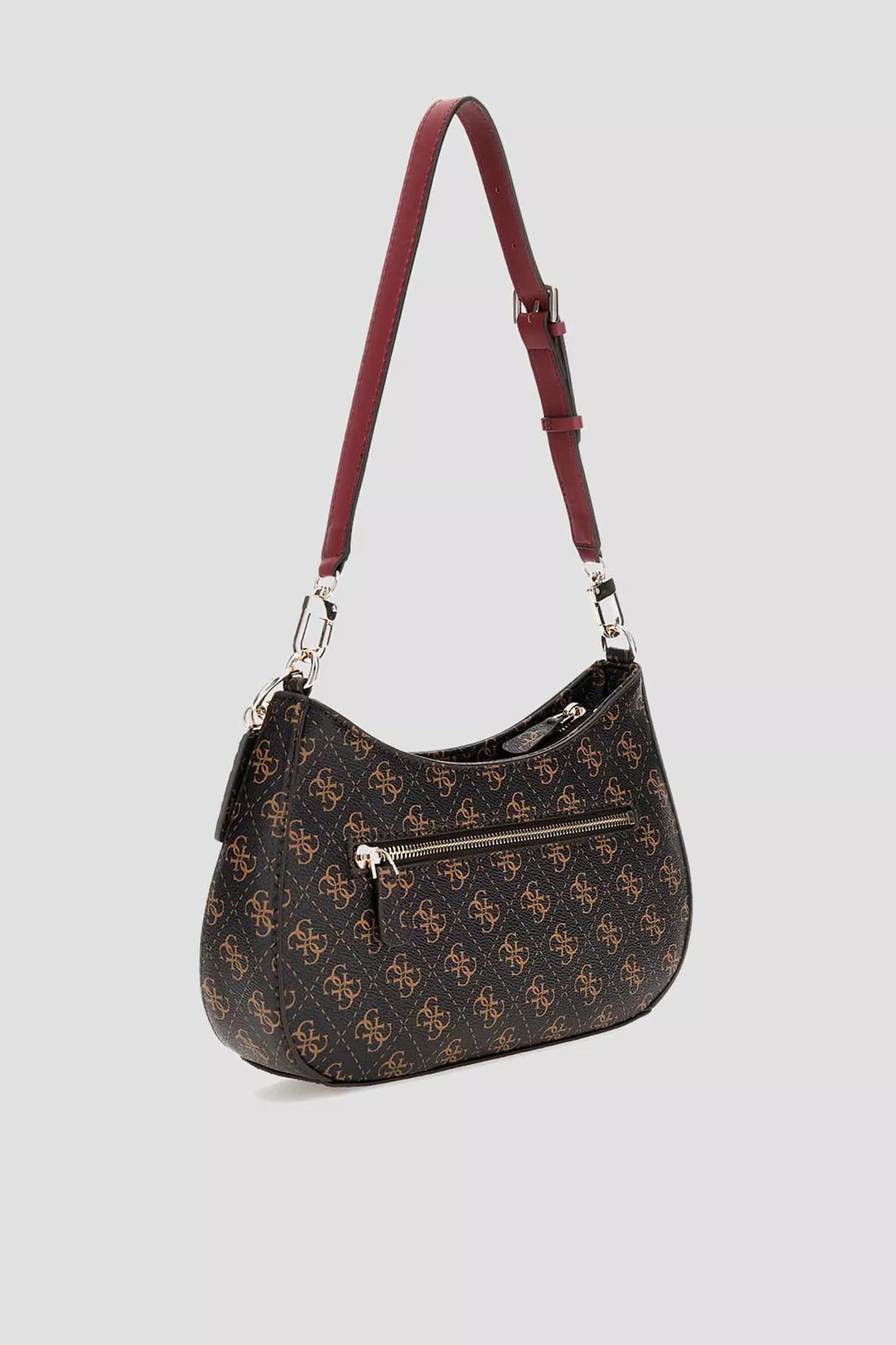 GUESS Women’s Brown Printed Shoulder Bag – Fall/Winter Premium Collection