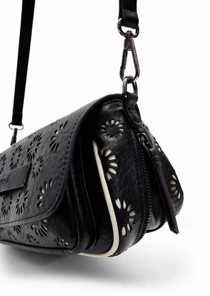 Desigual Versatile Shoulder Bag with Adjustable Straps and Multiple Compartments