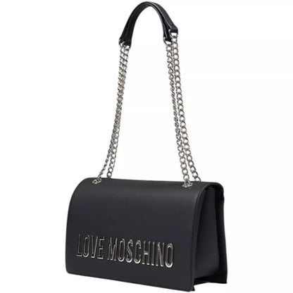 Love Moschino Women’s Grey Shoulder Bag – Spring/Summer Must-Have