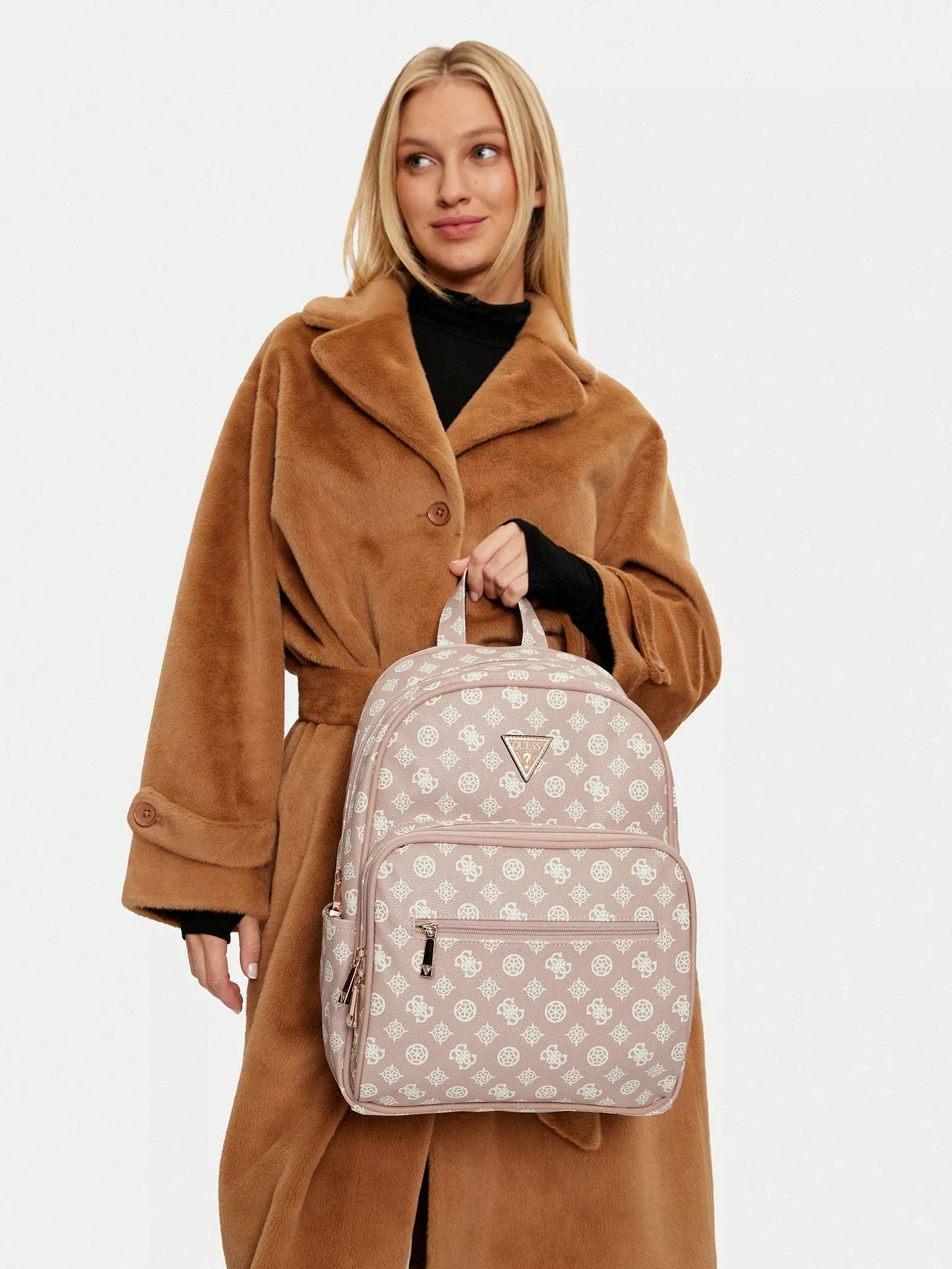 Guess Women’s Pink Handbag – Elegant Fall/Winter Essential