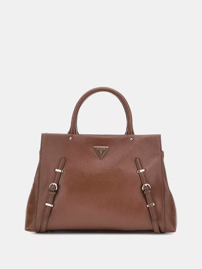 Guess Women’s Brown Zip-Closure Handbag – Stylish, Durable & Perfect for Fall/Winter