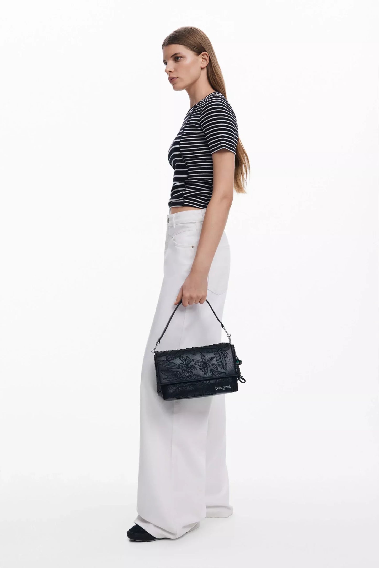 Desigual Women’s Flower Medium Bag