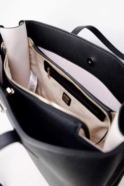 Guess Women’s Black Chic Handbag – Elegant Fall/Winter Everyday Tote