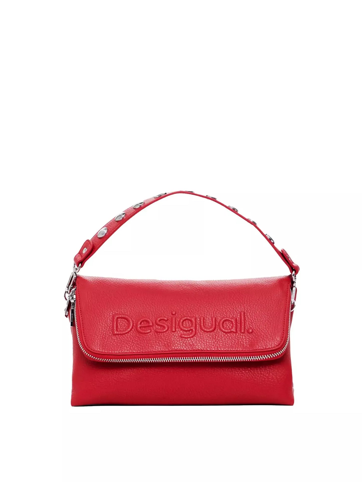 Desigual Small Red Handbag with Shoulder Strap