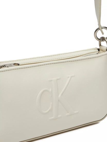 Calvin Klein Elegant Women’s Fall/Winter Shoulder Bag – Stylish & Durable Polyurethane Handbag