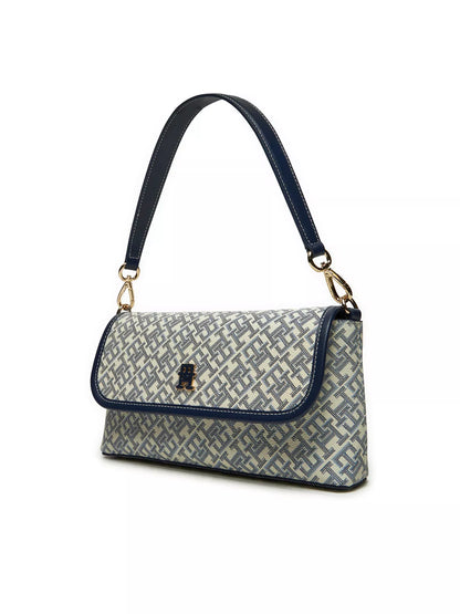 Tommy Hilfiger Women’s Medium Bag – 100% Polyurethane, Spring/Summer Shoulder & Crossbody Bag