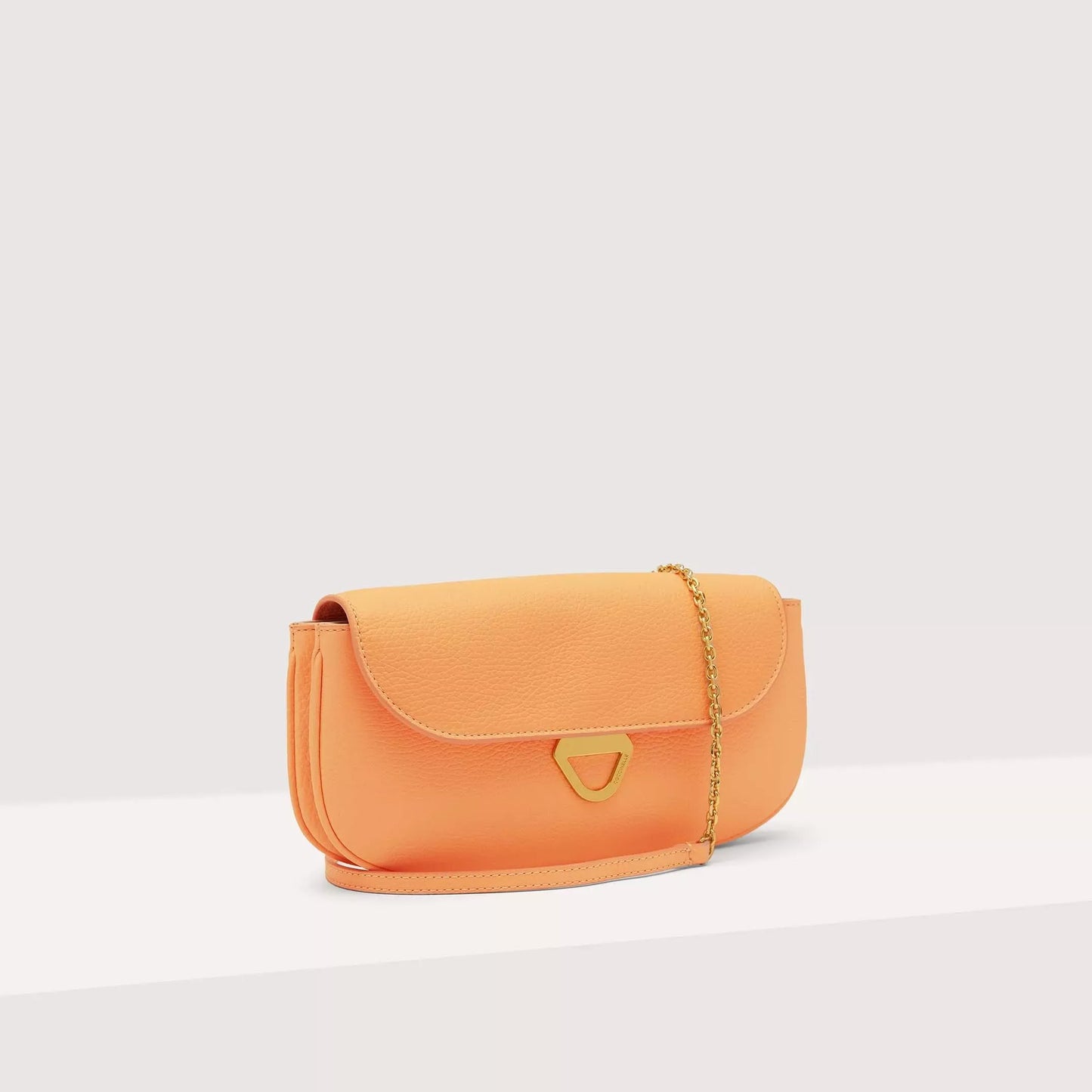 Coccinelle Women’s Orange Leather Shoulder Bag