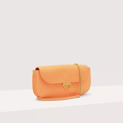 Coccinelle Women’s Orange Leather Shoulder Bag
