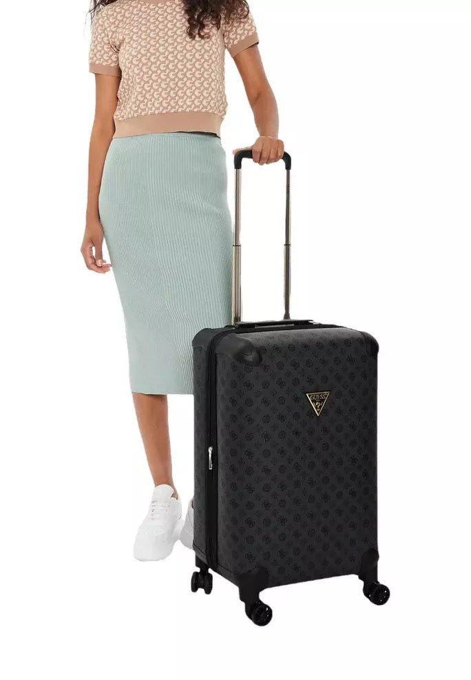 Guess Women’s Grey Zip Closure Tote Bag – Elegant Fall/Winter Essential