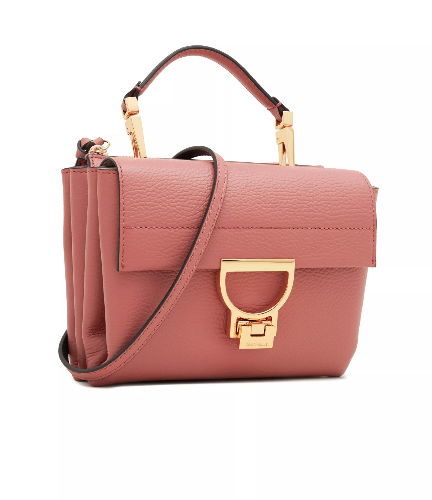Coccinelle Pink Leather Shoulder Bag for Women