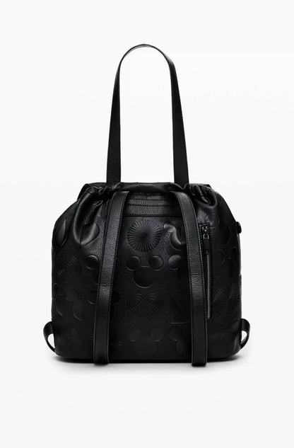 Desigual Women’s Black Convertible Handbag & Rucksack – 2-in-1 Fall/Winter Bag