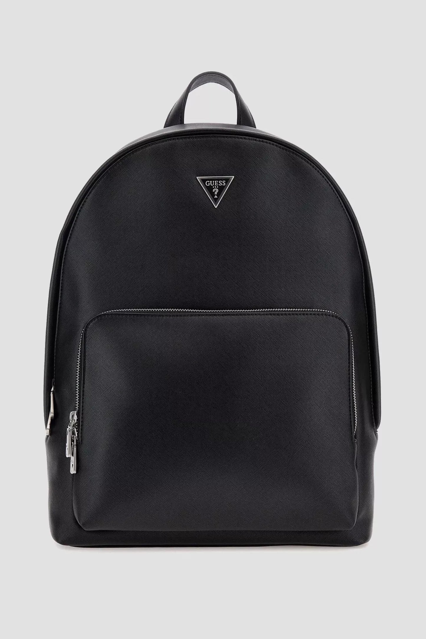GUESS Men’s Black Rucksack – Stylish Spring/Summer Travel & Daily Backpack