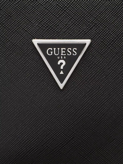 GUESS Men’s Black Shoulder Bag – Sleek Everyday Crossbody for Modern Style