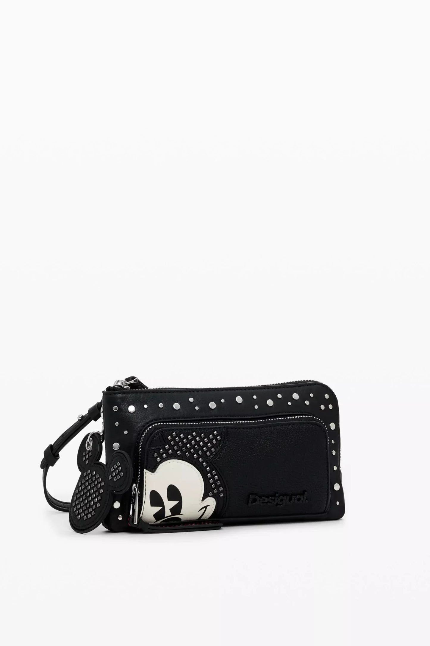 Desigual Women’s Black Printed Bag with Secure Zip Pockets