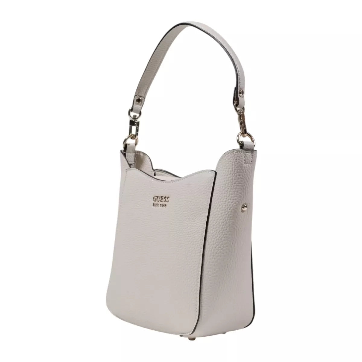 Guess Women’s White Little Bag – Compact Spring/Summer PU Handbag