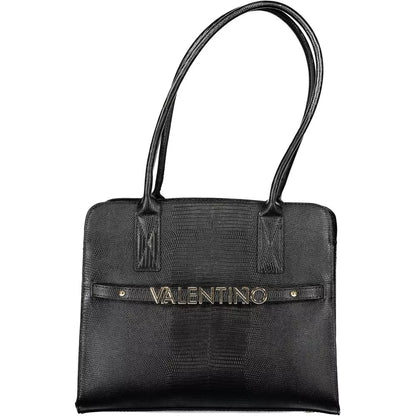 Valentino Eco Luxe Recycled Shoulder Bag with Multi-Compartment Design