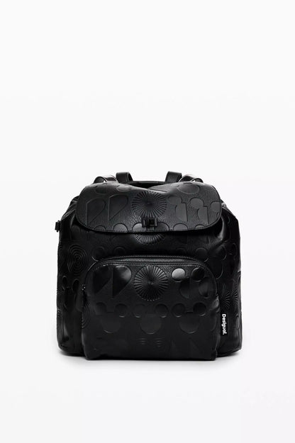 Desigual Women’s Black Convertible Handbag & Rucksack – 2-in-1 Fall/Winter Bag