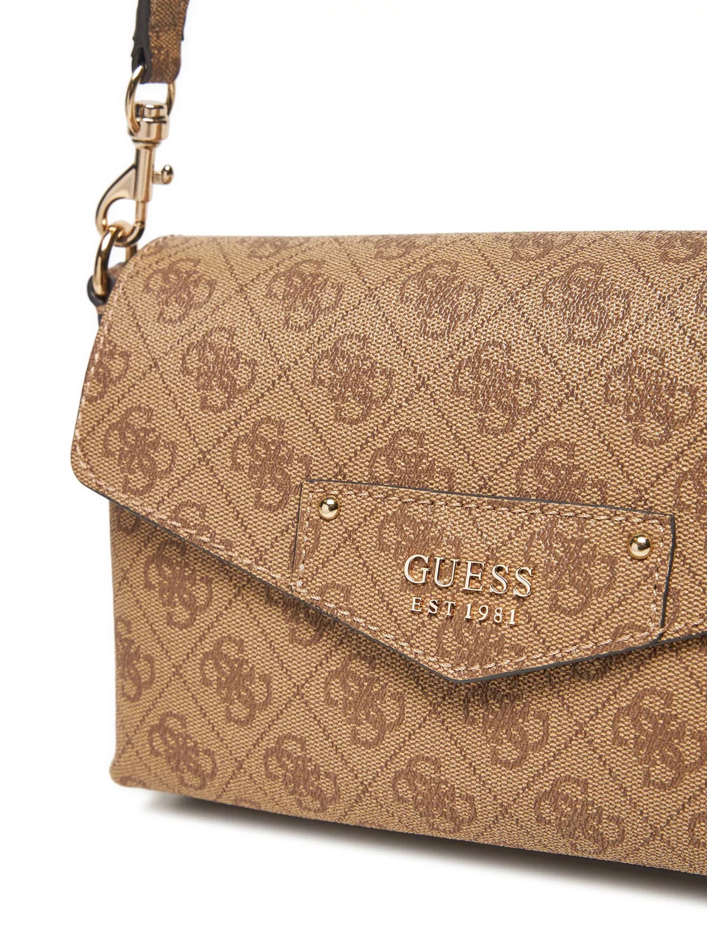 Guess Women’s Beige Handbag with Print – Fall/Winter Essential
