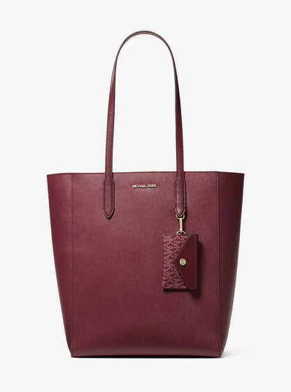 Michael Kors Women’s Bordeaux Handbag – Button Closure, Inside Pocket, Spacious Fall/Winter Design